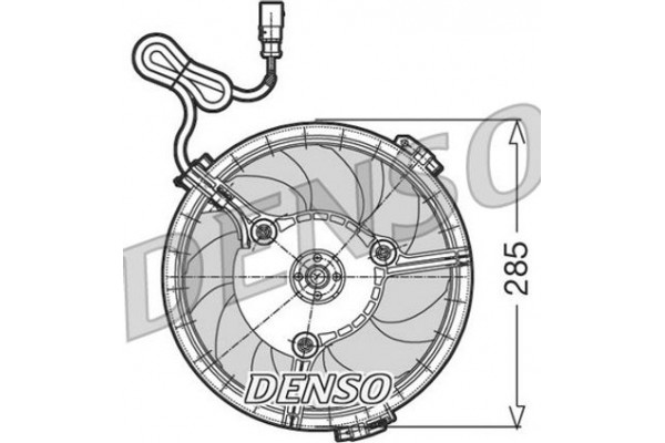 Denso Βεντιλατέρ, Ψύξη Κινητήρα - DER02005