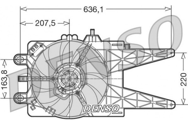 Denso Βεντιλατέρ, Ψύξη Κινητήρα - DER09015