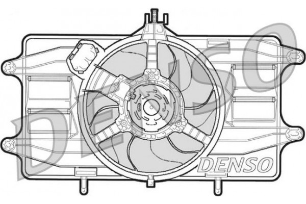 Denso Βεντιλατέρ, Ψύξη Κινητήρα - DER09020