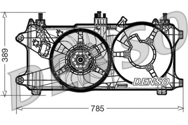 Denso Βεντιλατέρ, Ψύξη Κινητήρα - DER09084