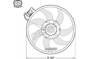 Denso Βεντιλατέρ, Ψύξη Κινητήρα - DER20017