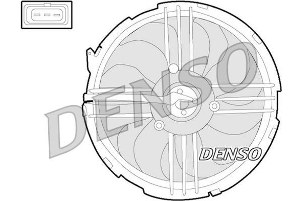 Denso Βεντιλατέρ, Ψύξη Κινητήρα - DER32009