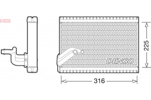 Denso Εξαεριωτής, Σύστημα Κλιματισμού - DEV21003