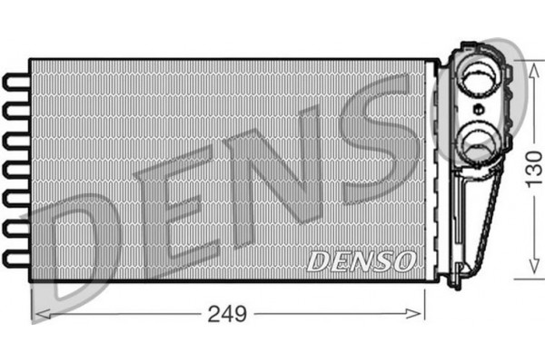 Denso Εναλλάκτης θερμότητας, Θέρμανση Εσωτερικού Χώρου - DRR21001