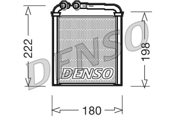Denso Εναλλάκτης θερμότητας, Θέρμανση Εσωτερικού Χώρου - DRR32005