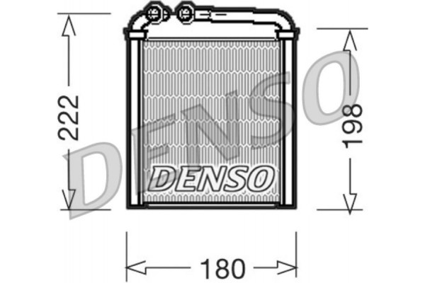 Denso Εναλλάκτης θερμότητας, Θέρμανση Εσωτερικού Χώρου - DRR32005