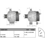 Denso Γεννήτρια - DAN1091