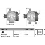 Denso Γεννήτρια - DAN1208