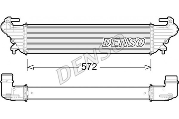 Denso Ψυγείο Αέρα Υπερπλήρωσης - DIT09114