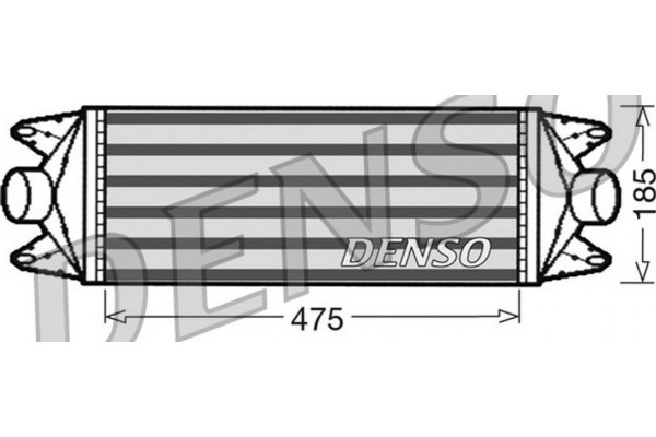 Denso Ψυγείο Αέρα Υπερπλήρωσης - DIT12001