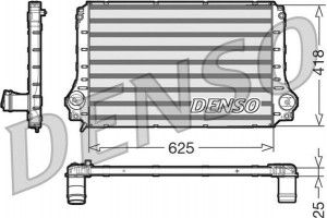 Denso Ψυγείο Αέρα Υπερπλήρωσης - DIT50003
