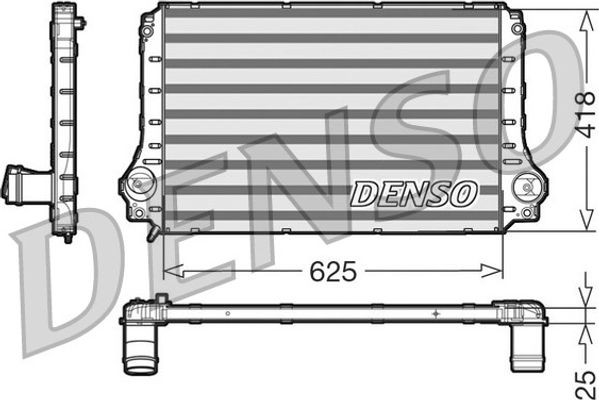 Denso Ψυγείο Αέρα Υπερπλήρωσης - DIT50003