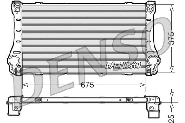 Denso Ψυγείο Αέρα Υπερπλήρωσης - DIT50005