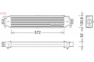 Denso Ψυγείο Αέρα Υπερπλήρωσης - DIT01008