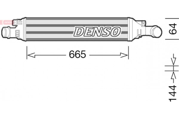 Denso Ψυγείο Αέρα Υπερπλήρωσης - DIT02036