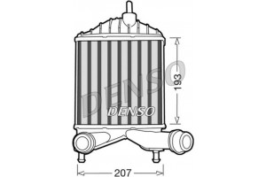 Denso Ψυγείο Αέρα Υπερπλήρωσης - DIT09101