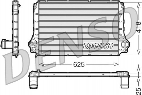 Denso Ψυγείο Αέρα Υπερπλήρωσης - DIT50003