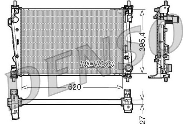 Denso Ψυγείο, Ψύξη Κινητήρα - DRM01006