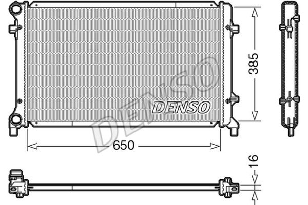 Denso Ψυγείο, Ψύξη Κινητήρα - DRM02014