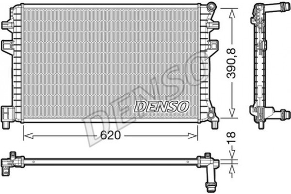 Denso Ψυγείο, Ψύξη Κινητήρα - DRM02018