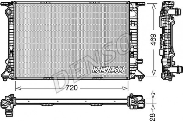 Denso Ψυγείο, Ψύξη Κινητήρα - DRM02022