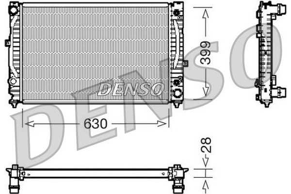 Denso Ψυγείο, Ψύξη Κινητήρα - DRM02031