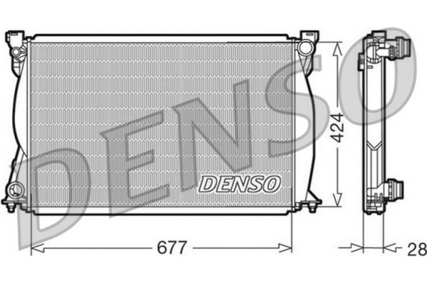 Denso Ψυγείο, Ψύξη Κινητήρα - DRM02038