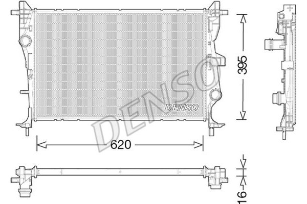 Denso Ψυγείο, Ψύξη Κινητήρα - DRM06038