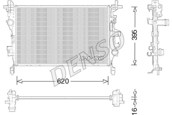 Denso Ψυγείο, Ψύξη Κινητήρα - DRM09044