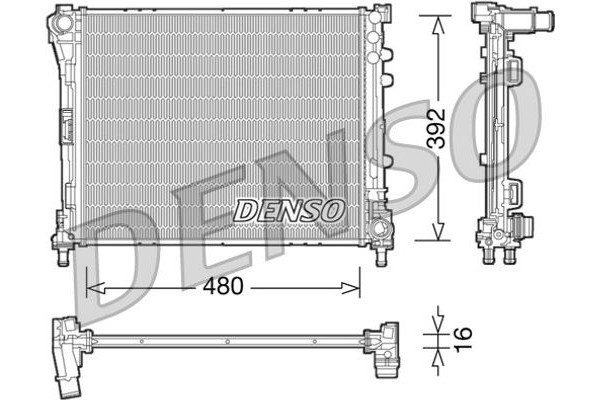 Denso Ψυγείο, Ψύξη Κινητήρα - DRM09087