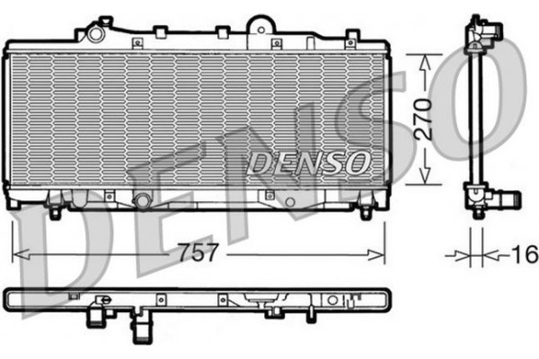 Denso Ψυγείο, Ψύξη Κινητήρα - DRM09092