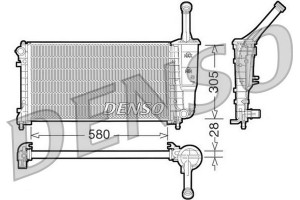 Denso Ψυγείο, Ψύξη Κινητήρα - DRM09106