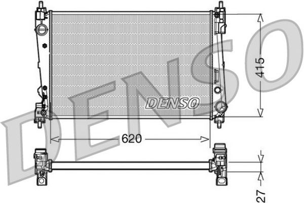 Denso Ψυγείο, Ψύξη Κινητήρα - DRM09111