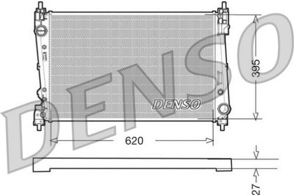 Denso Ψυγείο, Ψύξη Κινητήρα - DRM09112