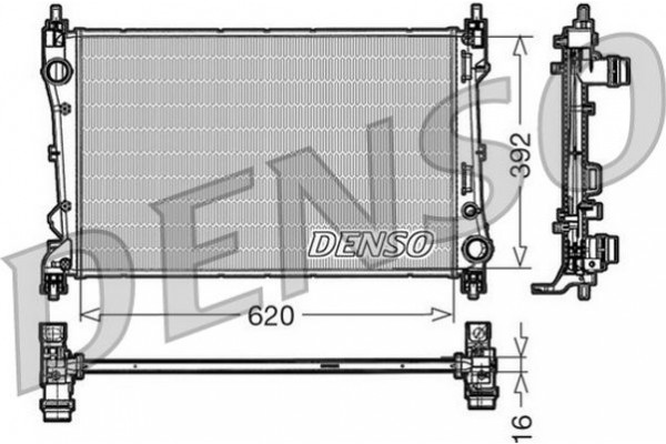 Denso Ψυγείο, Ψύξη Κινητήρα - DRM09113