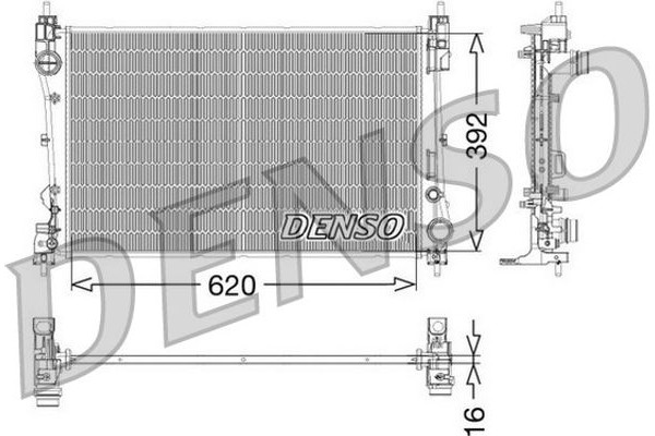 Denso Ψυγείο, Ψύξη Κινητήρα - DRM09115