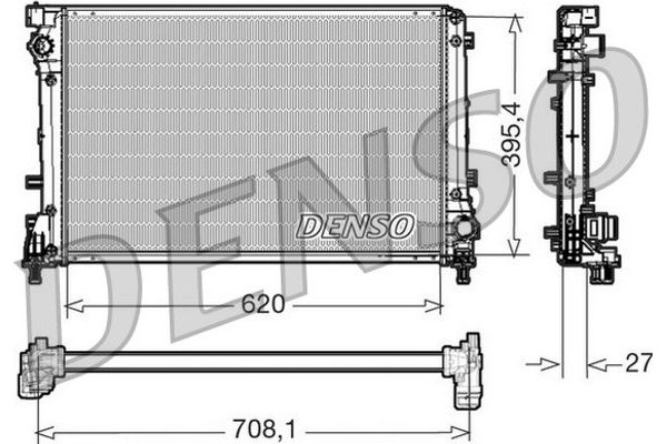 Denso Ψυγείο, Ψύξη Κινητήρα - DRM09163