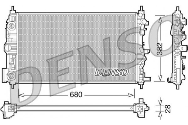 Denso Ψυγείο, Ψύξη Κινητήρα - DRM15006