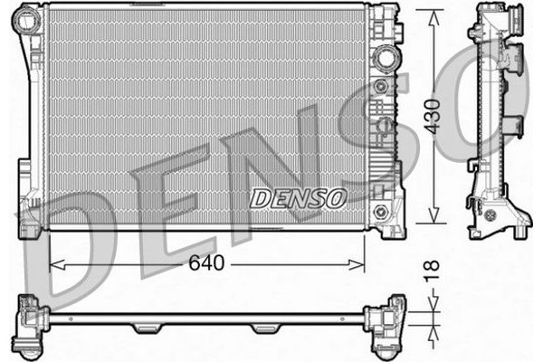 Denso Ψυγείο, Ψύξη Κινητήρα - DRM17005