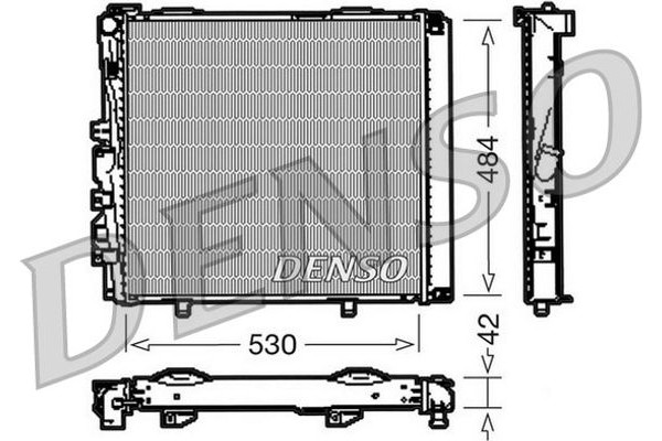 Denso Ψυγείο, Ψύξη Κινητήρα - DRM17040