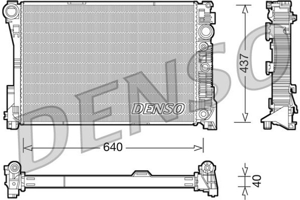 Denso Ψυγείο, Ψύξη Κινητήρα - DRM17046