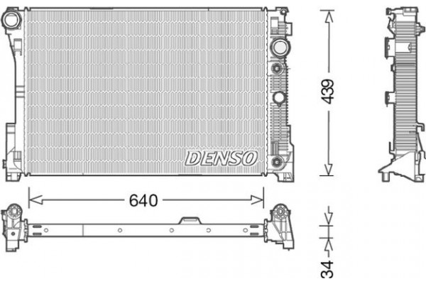 Denso Ψυγείο, Ψύξη Κινητήρα - DRM17048