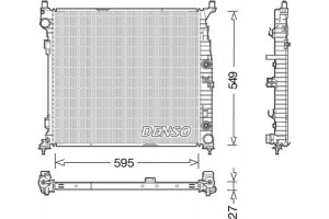 Denso Ψυγείο, Ψύξη Κινητήρα - DRM17055