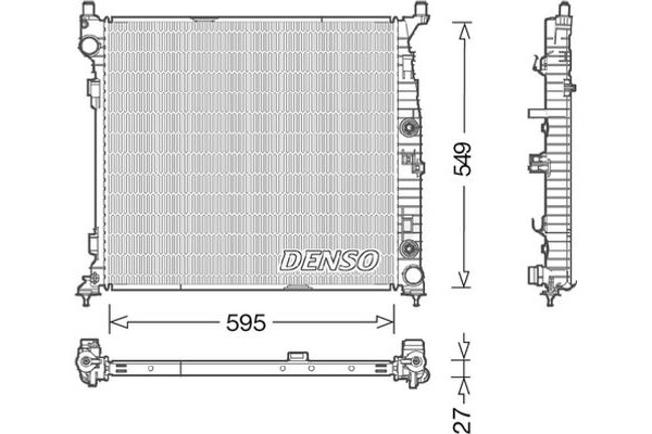 Denso Ψυγείο, Ψύξη Κινητήρα - DRM17055