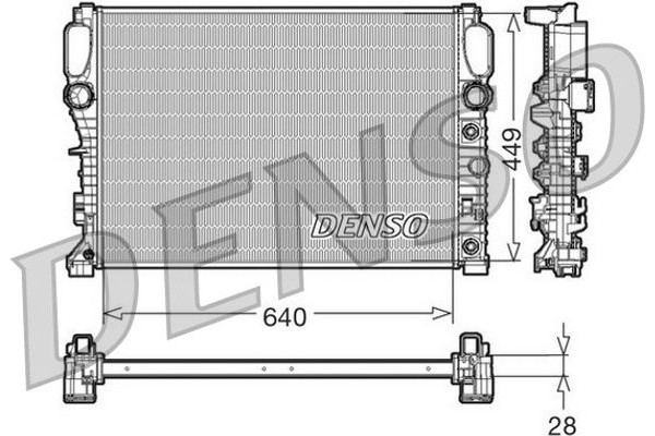 Denso Ψυγείο, Ψύξη Κινητήρα - DRM17091