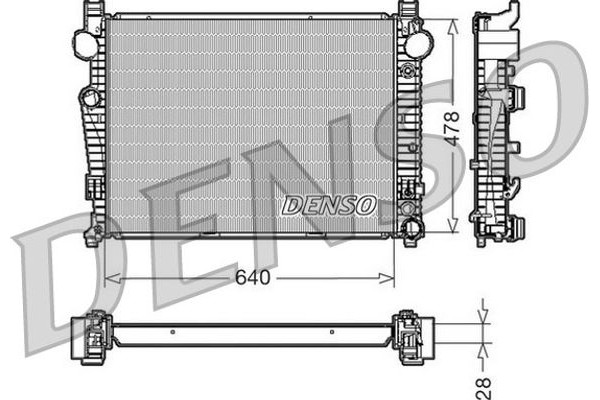 Denso Ψυγείο, Ψύξη Κινητήρα - DRM17092