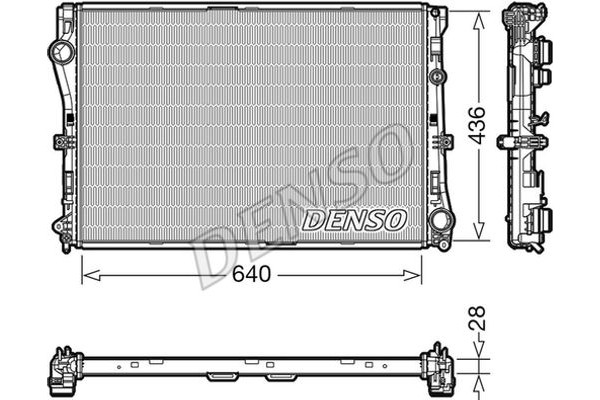 Denso Ψυγείο, Ψύξη Κινητήρα - DRM17103