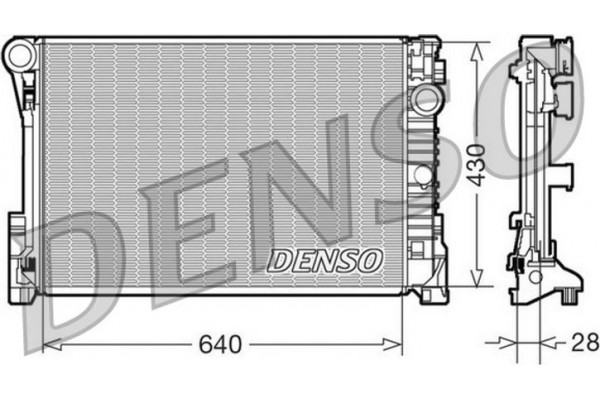 Denso Ψυγείο, Ψύξη Κινητήρα - DRM17110