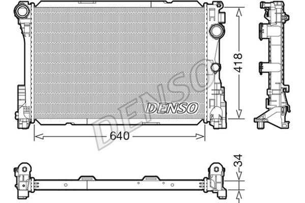 Denso Ψυγείο, Ψύξη Κινητήρα - DRM17115