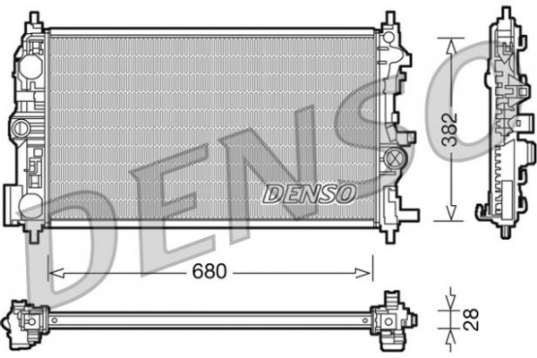 Denso Ψυγείο, Ψύξη Κινητήρα - DRM20078